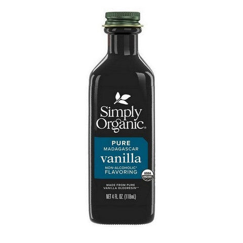 Simply Organic, Organic Non-Alcoholic Vanilla Flavoring, 4 Oz(Case Of 6) Simply Organic