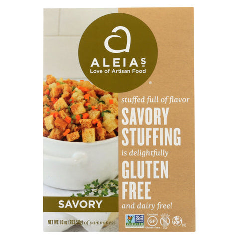 Aleias, Gluten Free Savory Stuffing Mix, 10 Oz(Case Of 6) Aleias