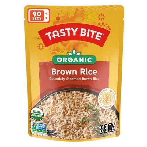 Tasty Bite, Organic Brown Rice And Lentils, Case of 6 X 8.8 Oz Tasty Bite