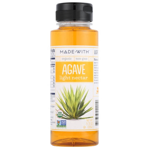 Made With, Agave Nectar Light Org, Case of 6 X 11.75 Oz Made With