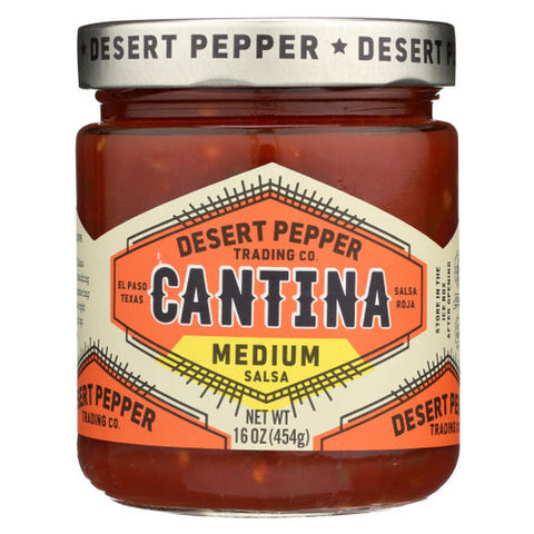 Desert Pepper, Cantin A Salsa  Medium Red, Case of 6 X 16 Oz Desert Pepper