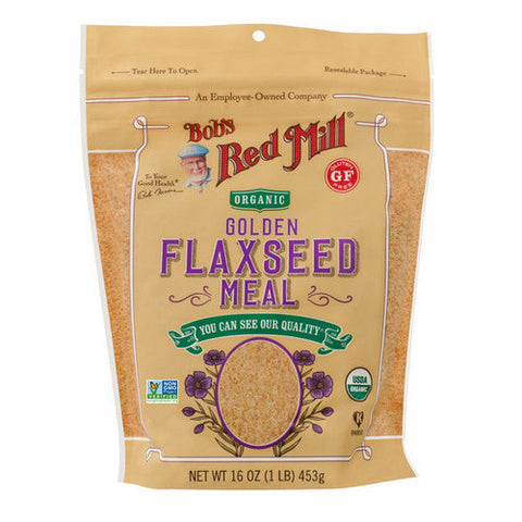Bobs Red Mill, Organic Flaxseed Meal Golden, 16 Oz(Case Of 4) Bobs Red Mill