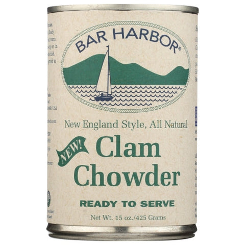 Bar Harbor, Soup Chwdr Clm Nw Eng Rts, Case of 6 X 15 Oz Bar Harbor