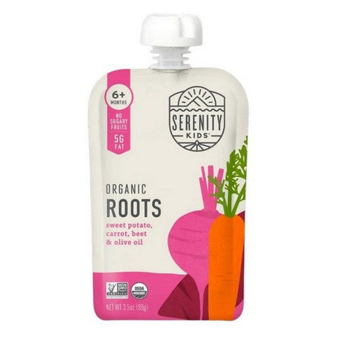 Serenity Kids, Food Baby Roots Org, 3.5 Oz(Case Of 6) Serenity Kids