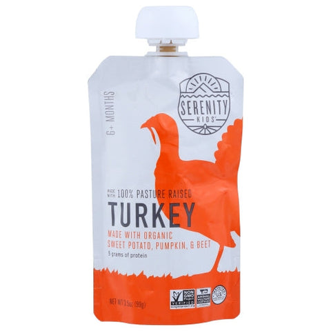 Serenity Kids, Toddler Trky Sw Pot Pmpkn, 3.5 Oz(Case Of 6) Serenity Kids
