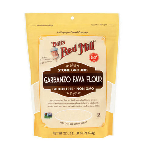 Bobs Red Mill, Stone Ground Garbanzo Fava Flour, 22 Oz(Case Of 4) Bobs Red Mill