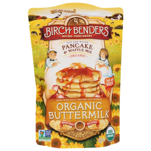 Birch Benders, Pancake Waffle Mx Butrmlk, 16 Oz(Case Of 6) Birch Benders