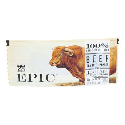 Epic Dental, Bar Beef Ssalt Pepper, 1.3 Oz(Case Of 12) Epic Dental