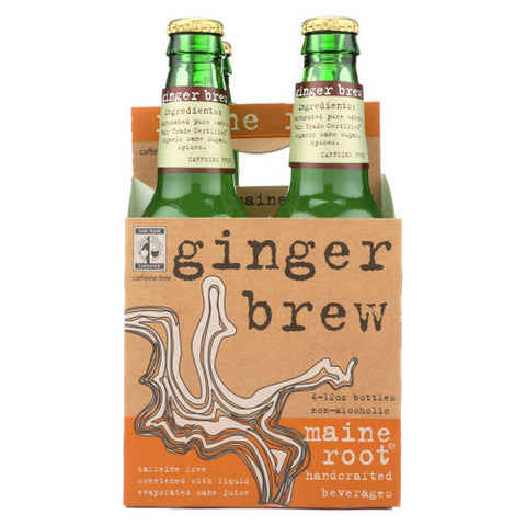 Maine Root, Ginger Brew Soda, Case of 6 X 48 Oz Maine Root