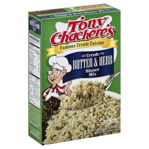 Tony Chachere's, Rice Dnr Creole Bttr Herb, 7 Oz(Case Of 12) Tony Chachere's