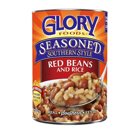 Glory Foods, Seasoned Southern Style Red Beans And Rice, 15 Oz Glory Foods