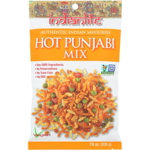 Indianlife, Mix Snack Punjabi Hot, 7 Oz(Case Of 8) Indianlife