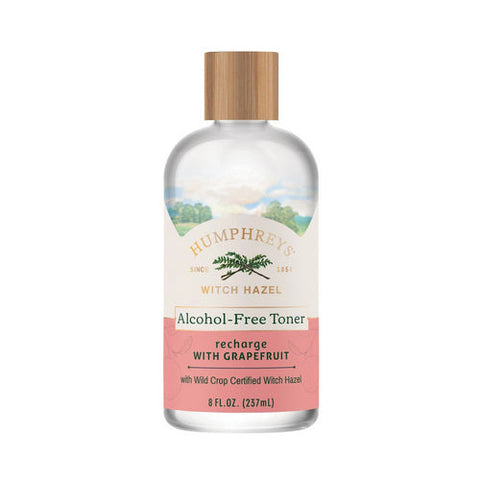 Humphreys Homeopathic Remedies, Witch Hazel Alcohol Free, Recharge with Grapefruit 8 Oz Humphreys Homeopathic Remedies