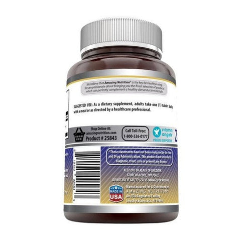 Amazing Nutrition, Amazing Formulas Zinc Gluconate, 50 mg, 250 Tabs Amazing Nutrition