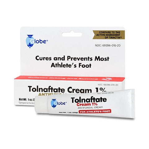 Globe, Tolnaftate Cream  1%, 30 Grams Globe