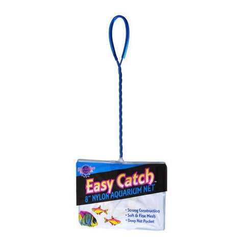 Blue Ribbon Pet Products, Easy Catch Fine Mesh Fish Net, 8" Wide Net Blue Ribbon Pet Products