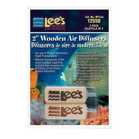 Wooden Air Diffuser Tan 2 Inches 2 Pieces by Lee's