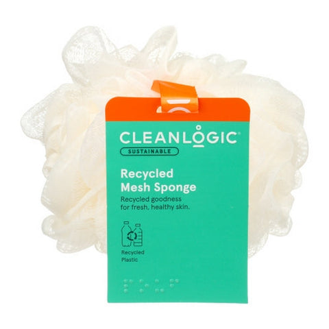 Cleanlogic, Recycled Mesh Bath Sponge, 1 Count Cleanlogic