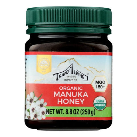 Tranzalpine, Organic Manuka Multifloral Honey MG150+, 8.8 Oz Tranzalpine