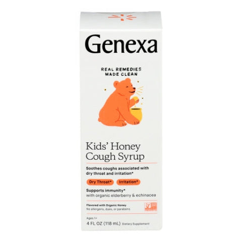 Genexa, Kids Cough Syrup Honey, 4 Oz Genexa