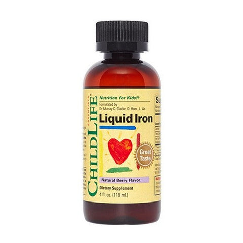 Child Life Essentials, Liquid Iron Natural Berry, 4 Oz Child Life Essentials