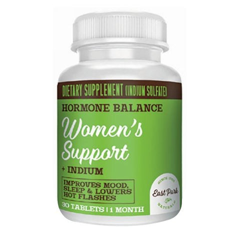 East Park Naturals, Women's Support + Indium, 30 Tabs East Park Naturals
