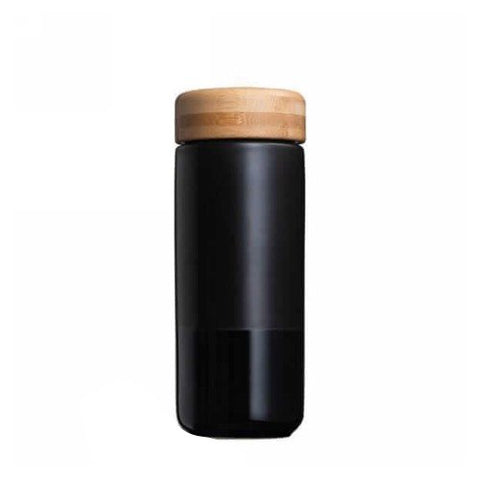 Soma, Insulated Ceramic Mug Black, 12 Oz Soma