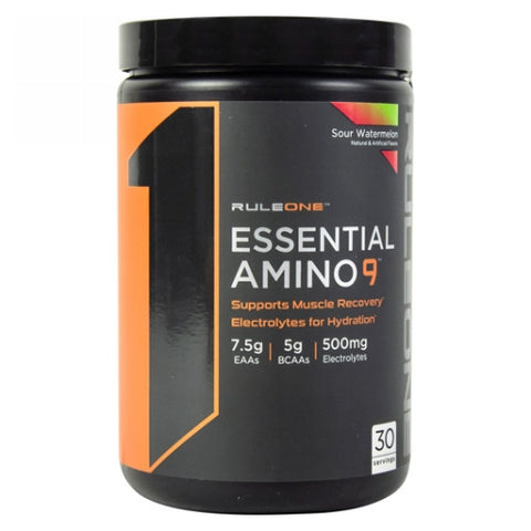 Rule 1, Essential Amino 9 Sour Watermelon, 30 Servings Rule 1