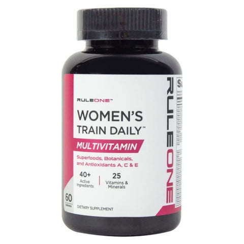 Rule 1, R1 Women's Train Daily Multivitamin, 60 Caps Rule 1