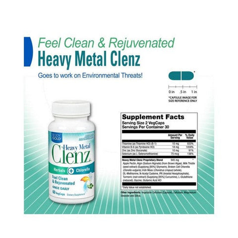 Body Gold, Enviro Clenz, 60 Veg Caps Body Gold