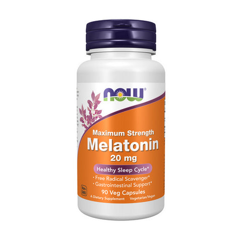 Now Foods, Melatonin Maximum Strength, 20 Mg, 90 Veg Caps Now Foods