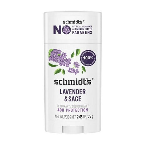 Schmidt's Deodorant, Natural Deodorant Aluminum Free Lavendar And Sage, 2.65 Oz Schmidt's Deodorant