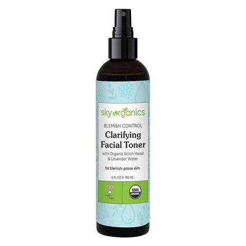 Sky Organics, Blemish Control Clarifying Facial Toner, 6 Oz Sky Organics