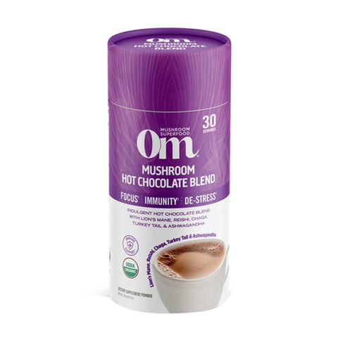 Om Mushrooms, Mushroom Hot Chocolate Blend, 8.47 Oz Om Mushrooms