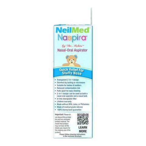 Neilmed, Babies And Kids Nasabulb Nasal Aspirator, 1 Count Neilmed
