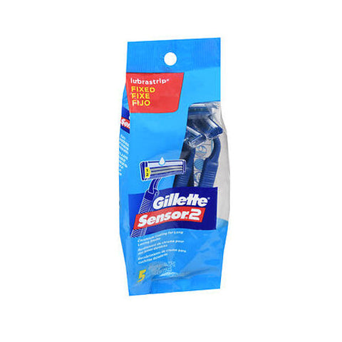 Gillette, Sensor 2 Disposable Razors, 5 Count Gillette