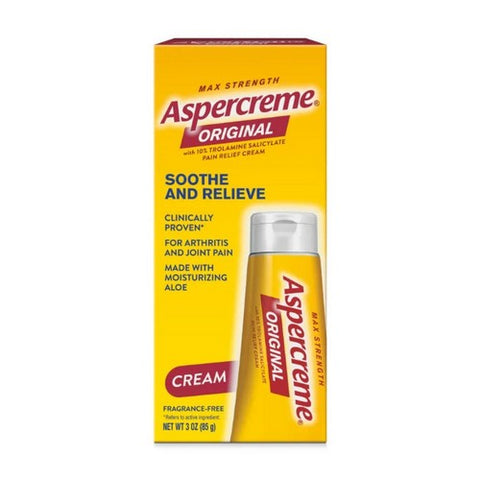  Max Strength Original Pain Relief Cream 3 Oz by Aspercreme