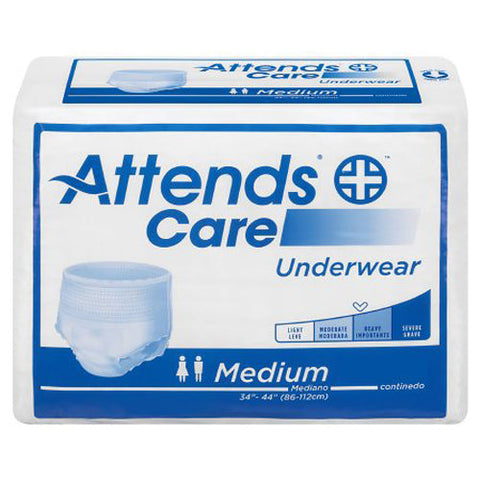 Attends, Care Adult Moderate Absorbent Underwear Medium White, Count of 25 Attends