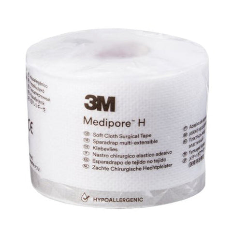 3M, 3M Medipore H Cloth Medical Tape 2 Inch x 10 Yard White, Count of 12 3M