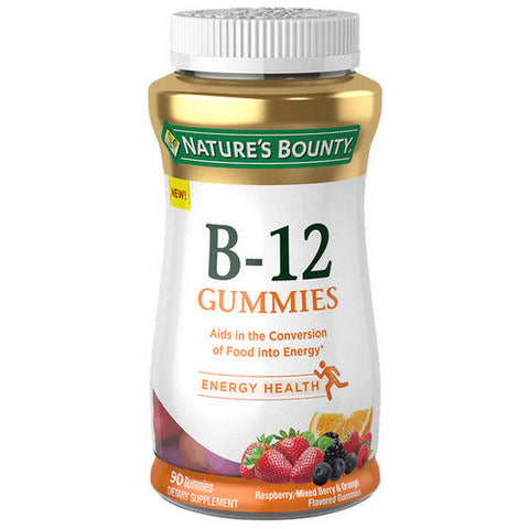 Nature's Bounty, B-12 Gummies, 90 Count Nature's Bounty