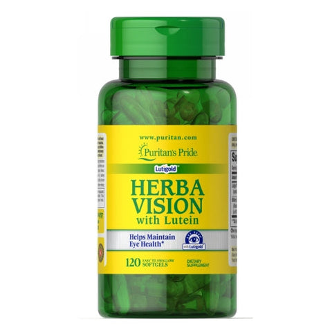 Puritan's Pride, Herbavision with Lutein and Bilberry, 120 Softgels Puritan's Pride