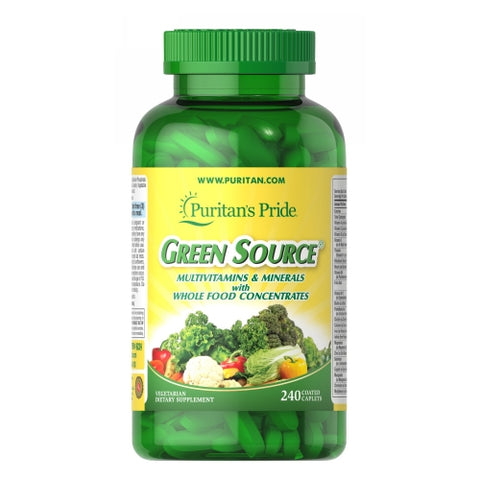Green Source Multivitamin & Minerals 240 Caplets by Puritan's Pride