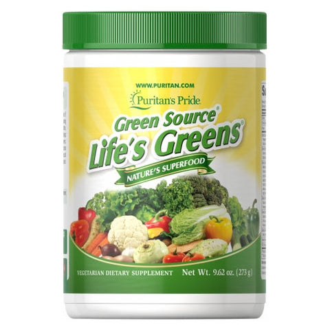 Puritan's Pride, Green Source Life's Greens Concentrated Superfood Formula, 4 Oz Puritan's Pride