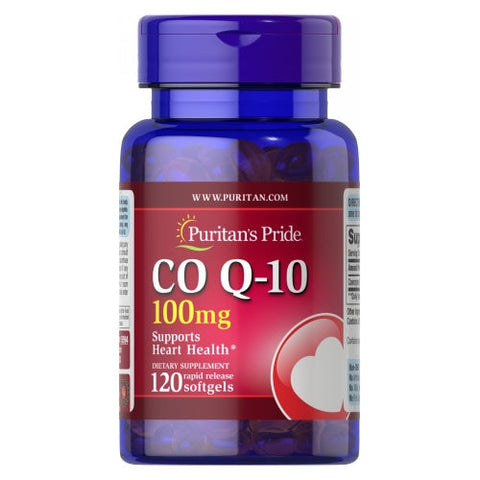 Puritan's Pride, CoQ-10, 100 mg, 120 Rapid Release Softgels Puritan's Pride