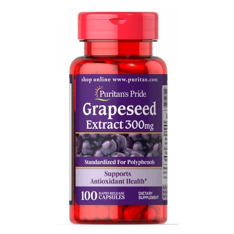 Puritan's Pride, Grapeseed Extract, 300 mg, 100 Capsules Puritan's Pride