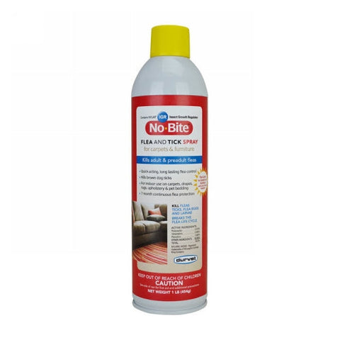 Durvet, No-Bite IGR Flea and Tick Spray for Carpets & Furniture, 1 Lb Durvet
