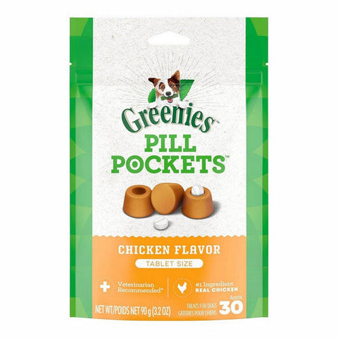 Greenies, Pill Pockets For Tablets Chicken, 30 Count Greenies