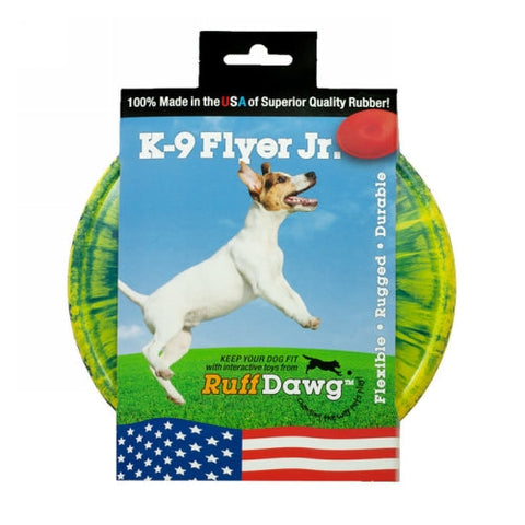 Ruffdawg, K-9 Flyer Dog Toy 6.5" Junior, 1 Count Ruffdawg