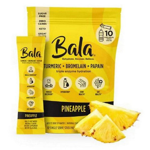 Bala Enzyme, Bala Enzyme Drink Stick Pack Pineapple, 8 Count Bala Enzyme