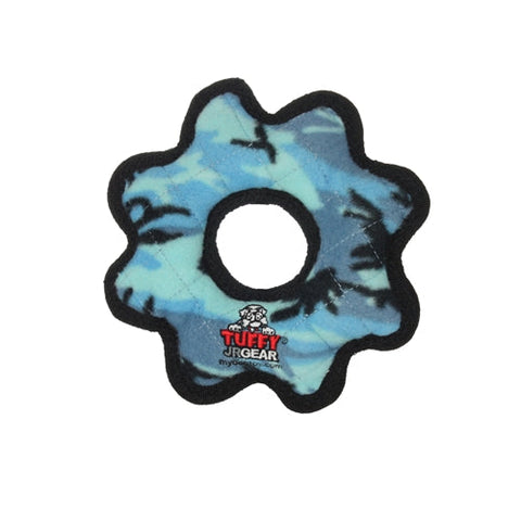 Tuffy, Tuffy Jr Gear Ring Camo Blue, 1 Each Tuffy
